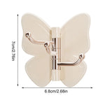 porte serviettes papillon adhésifs moderne blanc jaune rose violet décoration salle bain accessoireversible légère
