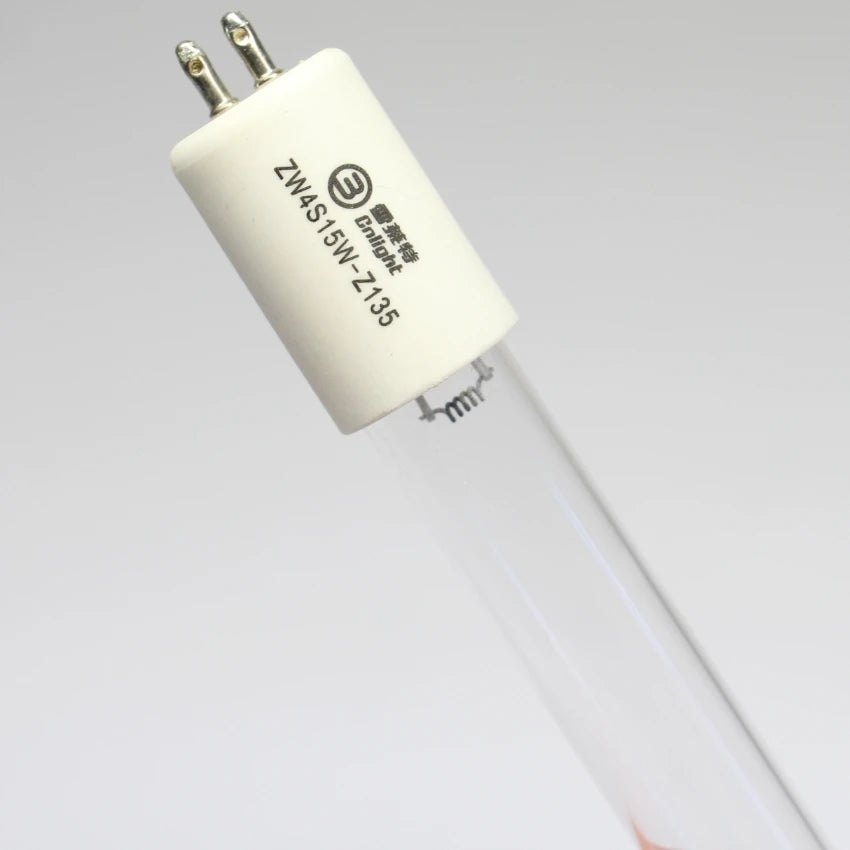 lampe uv transparente industrielle spirales métalliques blanc doré