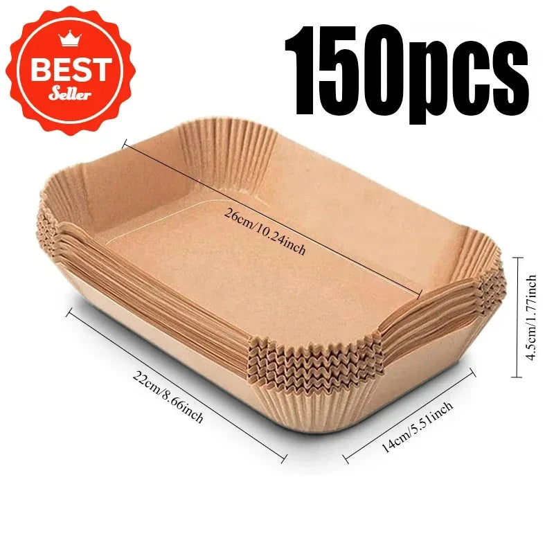 papier cuisson plissé rectangle antiadhésif moderne 100pcs 255cm 175cm respectueux environnement