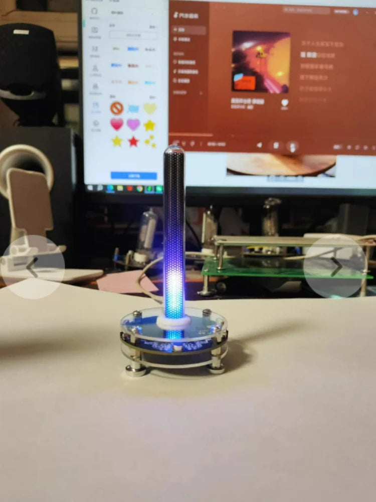 lampe led arbre colorées moderne anniversaire rayures graphiques usb