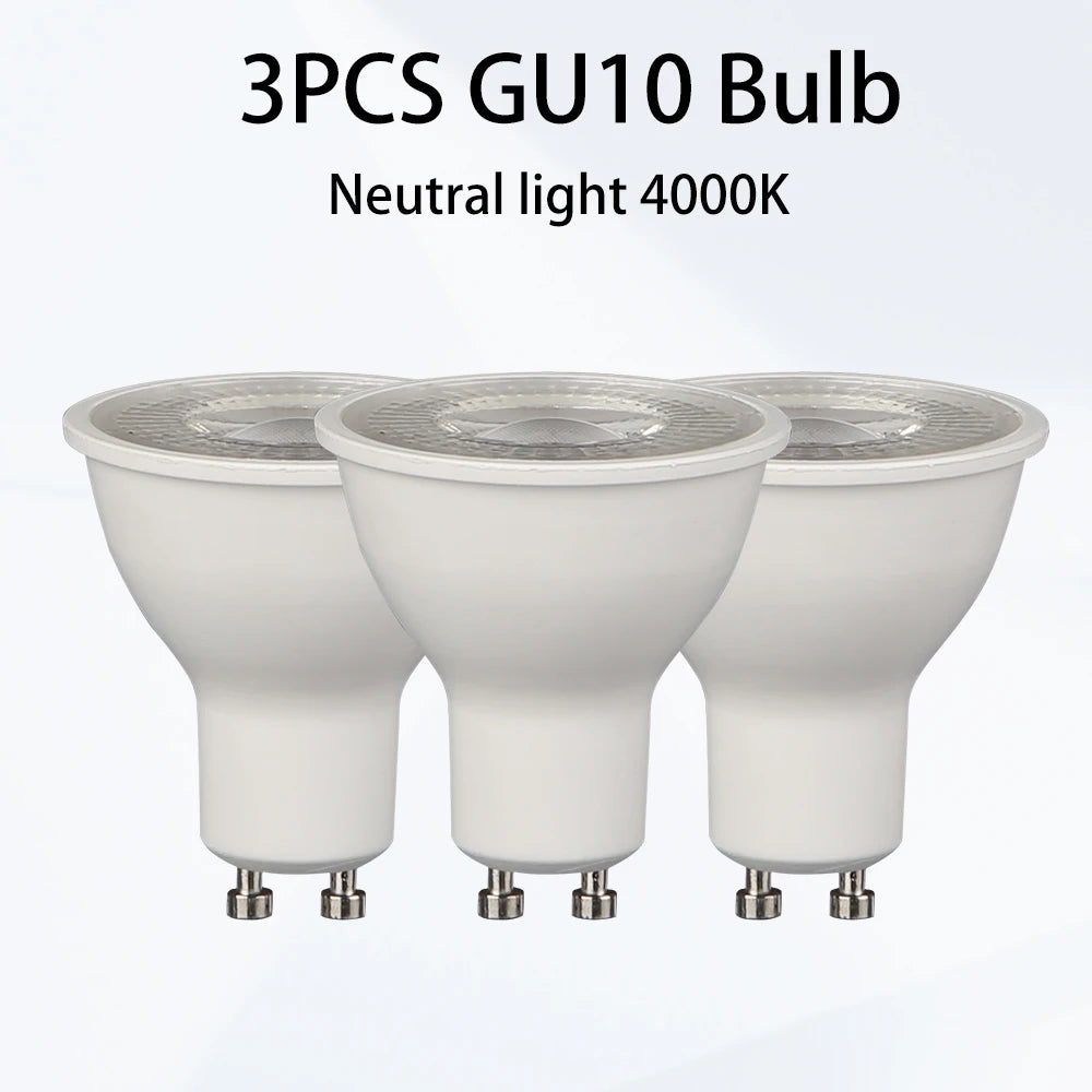spots modernes gu10 led noir blanc éclairage cuisine 110v 220v