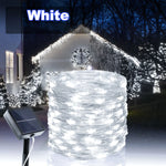 guirlande lumineuse solaire dorée jaune moderne modes éclairage imperméable ip65 led autoinstallationextérieur camping mariage