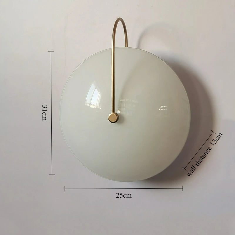 lampe murale moderne transparente rayures fines chambre coucher salle bain éclairage quotidien led verre