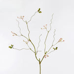 bouquet artificiel feuilles baies branches naturel intérieur décoration maison vert orange bleu beige