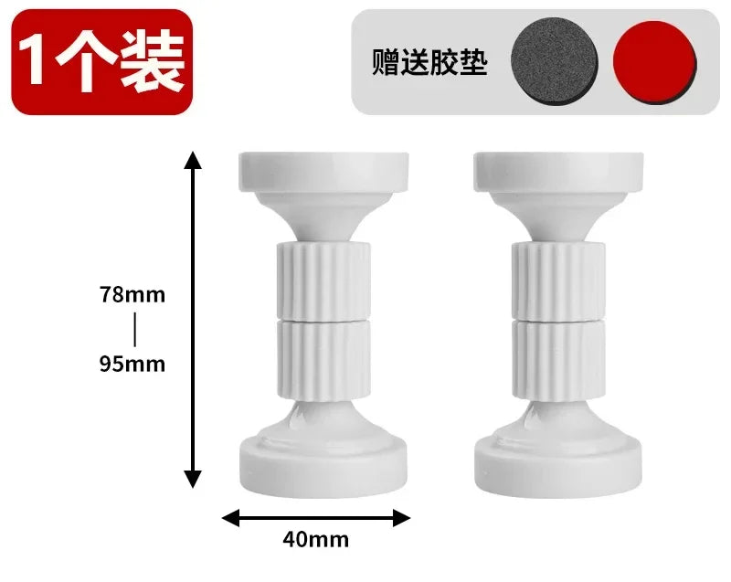 support fixation mural moderne eyelets vis noir blanc rond lisse