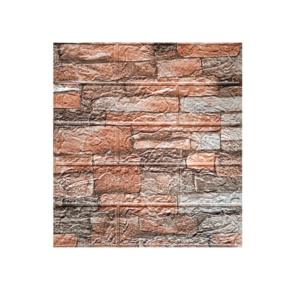 panneaux decoratifs murals multicolores aspect pierre naturelle modernes adhesifs 35x38.5cm deco rouleau