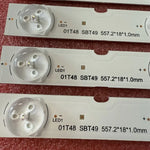 bande led blanc ronde translucent moderne sans fixation connecteurs 557.2mm