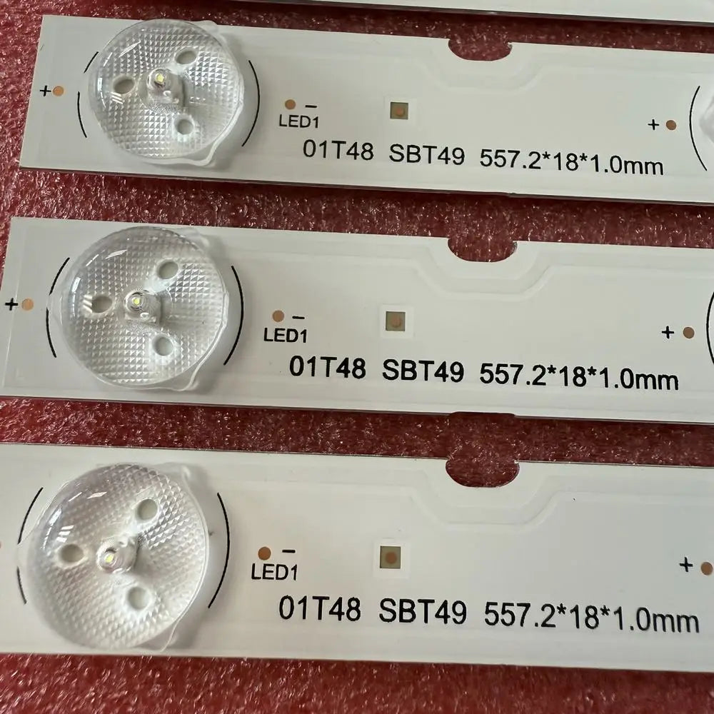 bande led blanc ronde translucent moderne sans fixation connecteurs 557.2mm