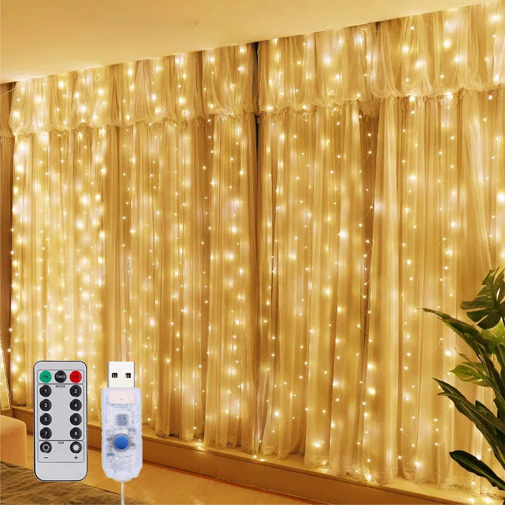 guirlande led multicolore 3m fonctions télécommande noel mariage anniversaire moderne