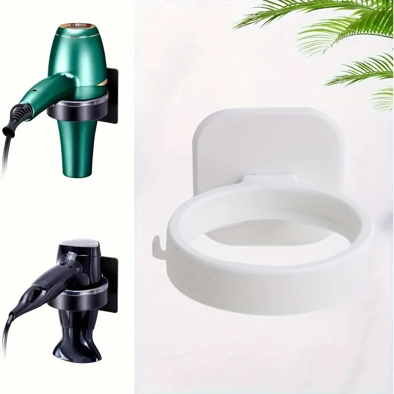 support mural sèche cheveux adhésif moderne vert gris rouge noir blanc opacité rechargeableABS