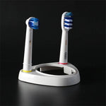 porte têtes brosse dents électrique moderne blanc bleu turquoise tiges texturées oral braun compatible