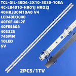 bande led blanc moderne 10led 745mm adaptateur 110 240v connecteurs télévision