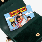 sticker adhésif carte crédit dessin animé bob's burgers the movie waterproof réutilisable bleu jaune