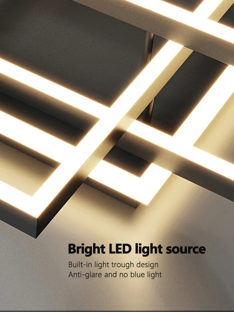 luminaire suspendu moderne blanc noir géométrique effet béton ampoules led dimmable