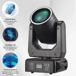 projecteur led mobile 200w 15 gobos 18 prismes couleurs effet dmx disco scène