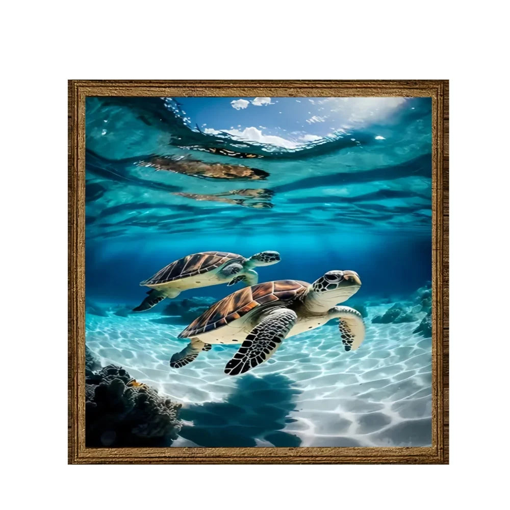 Tableau ornements floraux croix lion agneau or bleu rose noir blanc marron gothique fixation