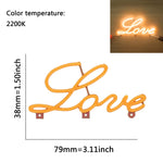 lampe led neon forme étoile clip fixation cable decoration feste