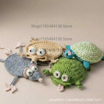 coasters crochetés motif animaux multicolores créatifs respectueux environnement tapis coussinets moderne