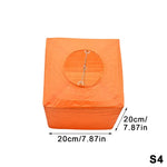 lanternes carrées papier blanc vert orange rouge simples anneaux métalliques fêtes décoration extérieure intérieure