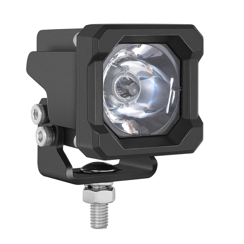 feux travail led noir 50w ip68 étanche ajustables haute luminosité off road unique optique
