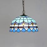 Lampe suspendue Art Nouveau verre coloré floral chambre cuisine restaurant
