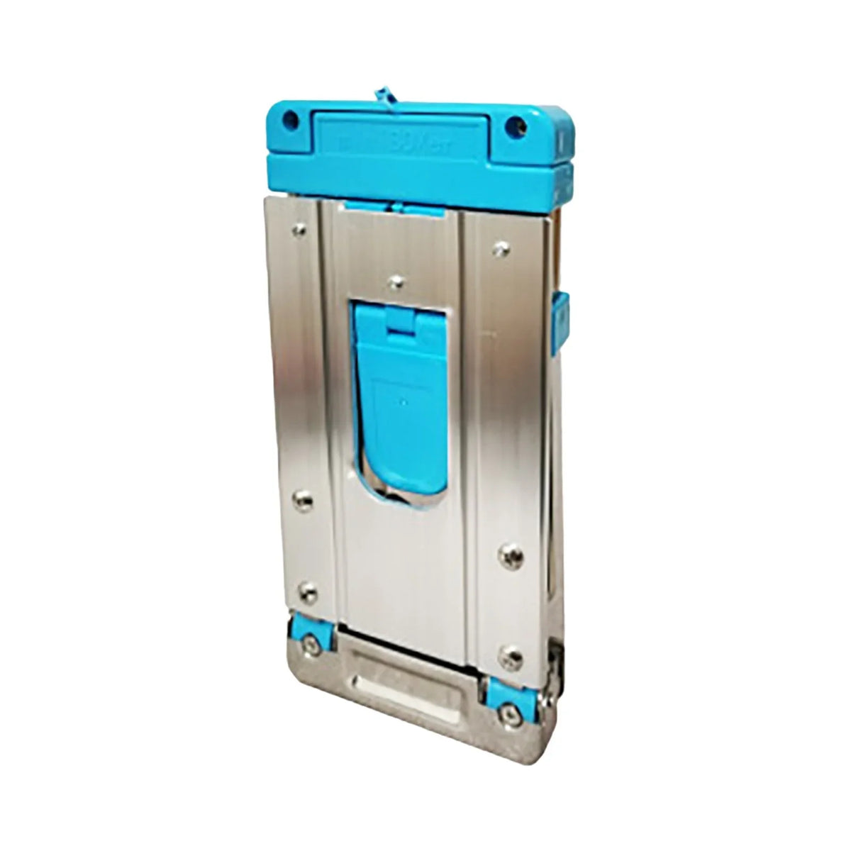 support téléphone pliable métal moderne bleu noir rose argenté clips roulettes