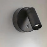 lampe murale spot magnétique rechargeable led noir moderne vis usb rechargement