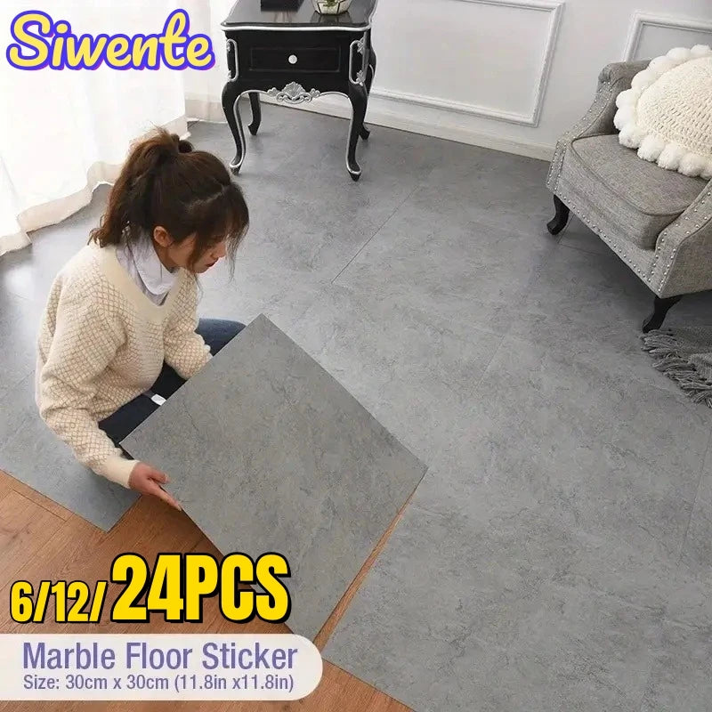 autocollant sol mur cuisine salle bain imitation marbre gris blanc vinyle adhésif décoratif
