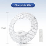 panneaux lumineux led module blanc moderne 120w 30w 48w dimmable 6500k