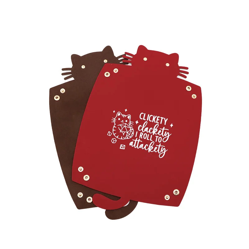 porte clés bijoux clés cosmétiques chat moderne rouge noir bleu textes dorés portable domestique