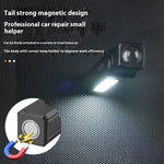 lampe poche rechargeable led industrielle aimantée clip multifonctionnelle travaux lumière noire jaune