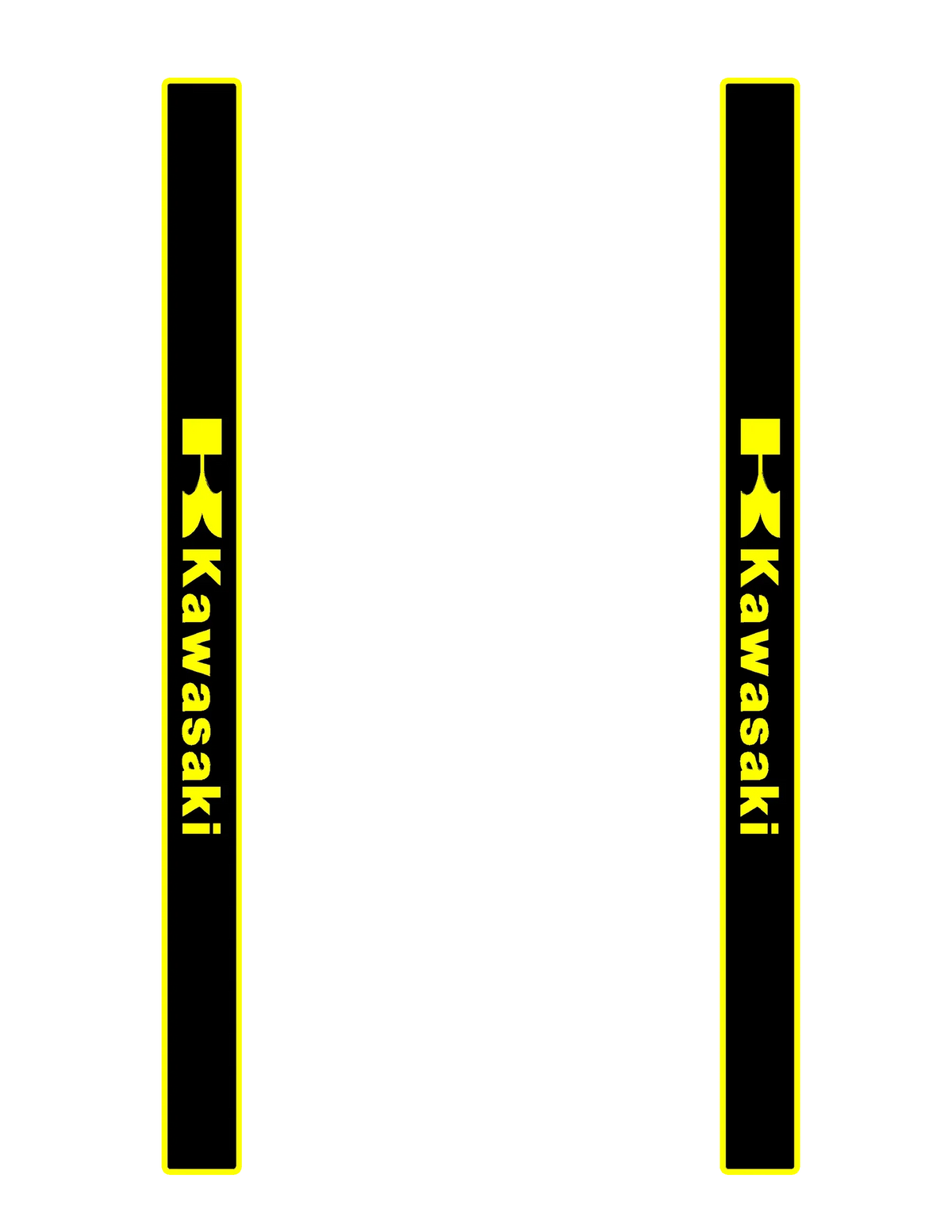 pad pédale personnalisé noir jaune logo kawasaki motifs géométriques sportif antidérapant surf thuyềnvangstakmat