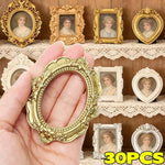 cadres décoratifs vintage or ornements baroques relief élégants adhésifs collection 10 20 30 pièces