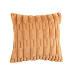 taies d'oreiller halloween orange vert marron texture frisée moderne sans remplissage