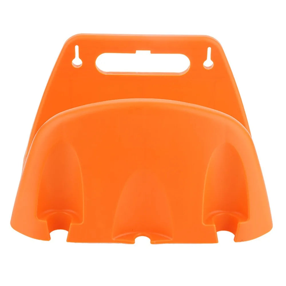 support mural tuyau arrosage bleu orange noir pistolet eau jardin utilitaireextérieur