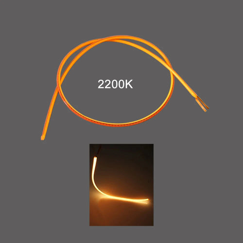 ruban led flexible orange bleu glace rouge vert 3v 2200k 2700k moderne minimaliste connecteurs