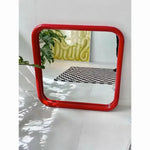 miroir mural moderne rectangle couleur argenté décoration brillante transparent chambre salon