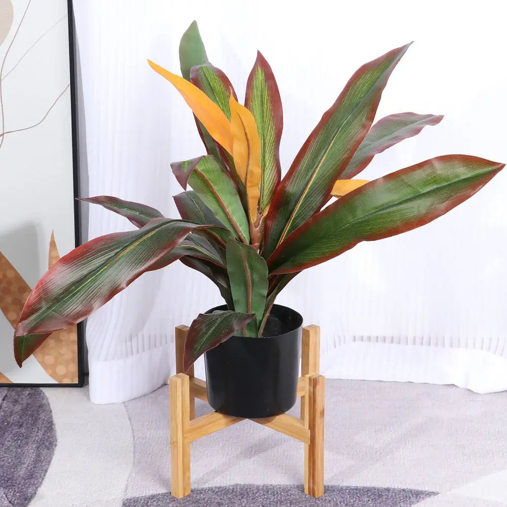 support plante bois minimaliste pièces naturel lisse intérieur extérieur jardin decoration