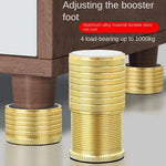supports pieds meubles stabilisateurs anti choc adhésifs modernes or argent noir adjustable jusqu 75mm