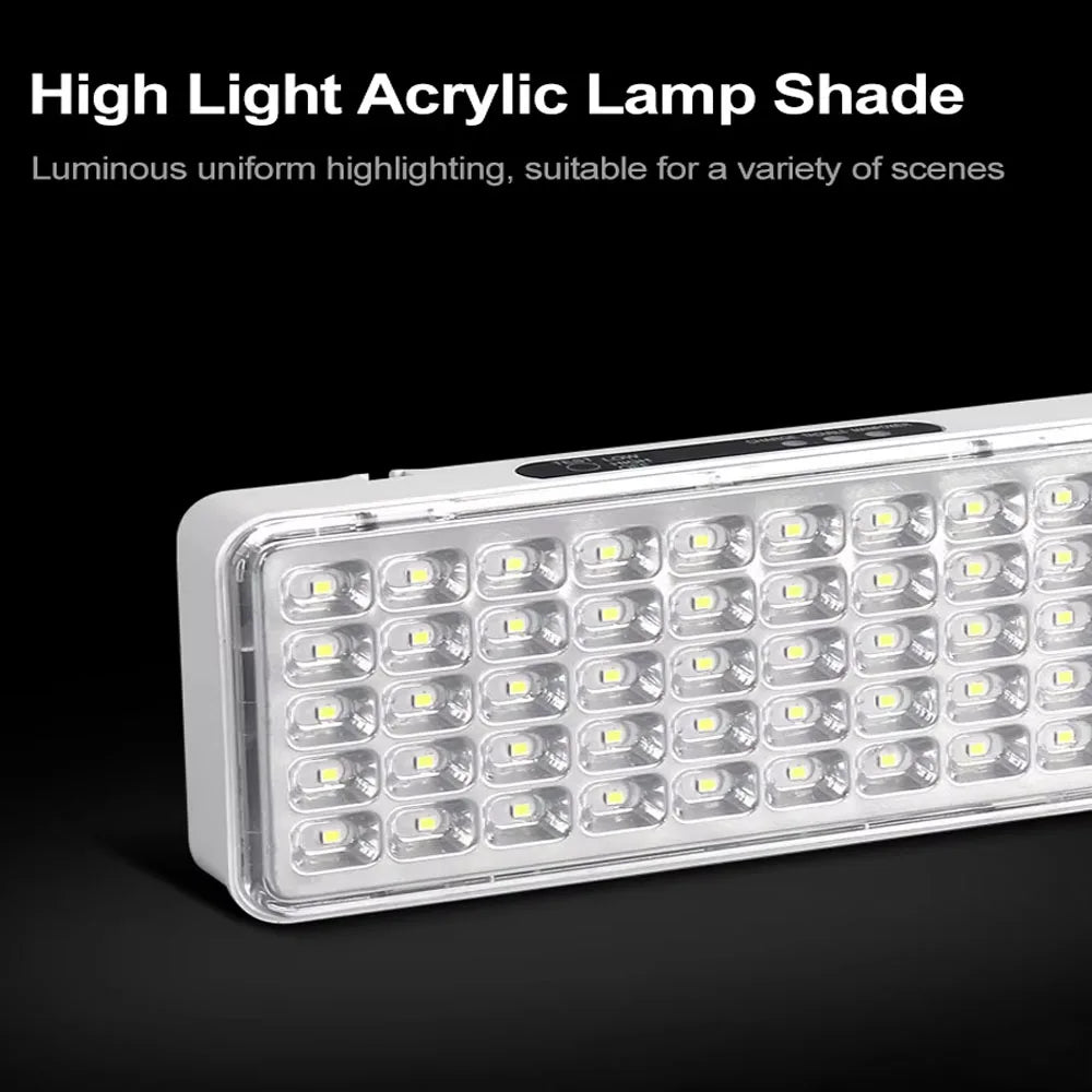 lampe led rechargeable 60 led blanc adhésive moderne urgence camping