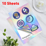 papier autocollant vinyle a4 blanc mat 50 feuilles motifs animaux fleurs décoration
