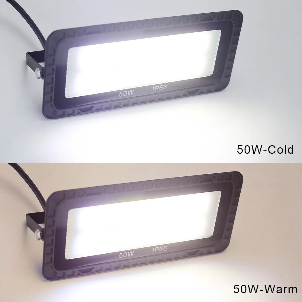 projecteur led ip66 étanche moderne noir perforations extérieur mur câbles couleur certifié rohs ccc