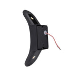 lampe murale led moderne noire étanche ip65 6w 85265v minimaliste mur fixe