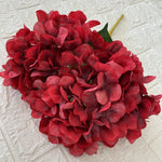 bouquet artificiel hortensias soie bleu blanc rose naturel décoration maison extérieur