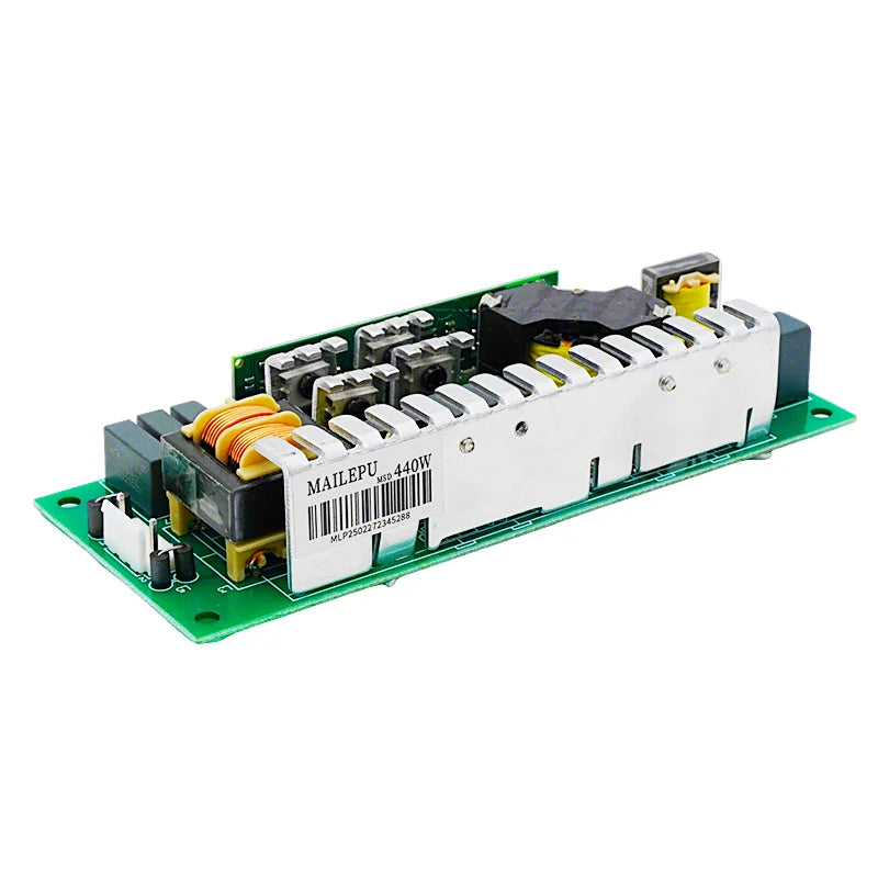 lampe faisceau 300w vert noir jaune imprimé conducteurs dorés électronique scènes professionnelles dj