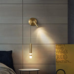 lampe murale moderne or noir éclairage chambre coucher salle manger led fixations simples