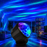 projecteur led noir multifonctionnel effet aurores boréales télécommande incluse minimaliste chambre enfants