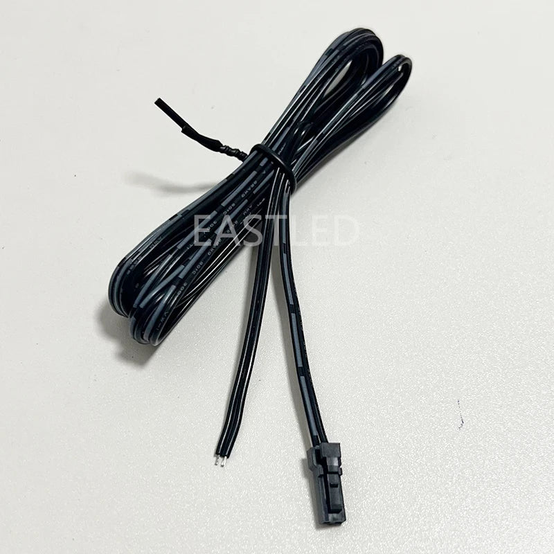 câble led extension fil souder connecteur mâle noir 2m abs moderne clothe cabinet lumière