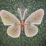décoration intérieure lampe papillon transparente imprimé floral moderne câble alimentation transformateur électrique