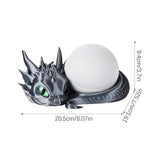 support enceinte connectée dragon stylisé impression 3d fantaisie couleur rouge bleu vert violet noire